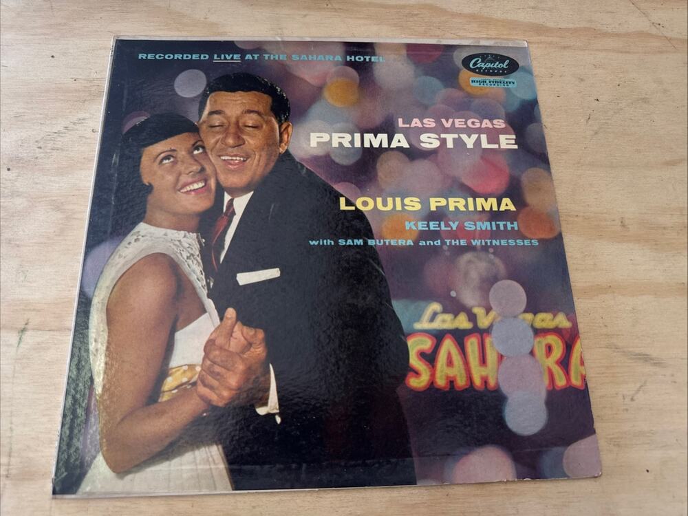Louis Prima Keely Smith Las Vegas Prima Style Vinyl LP US 1959 Mono Reissue VG+